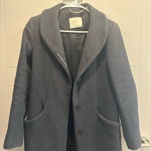 Gray Wilfred wool coat from Aritzia. Size small, perfect condition.